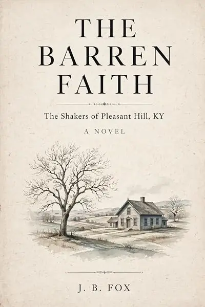 The Barren Faith by J.B. Fox, cover
